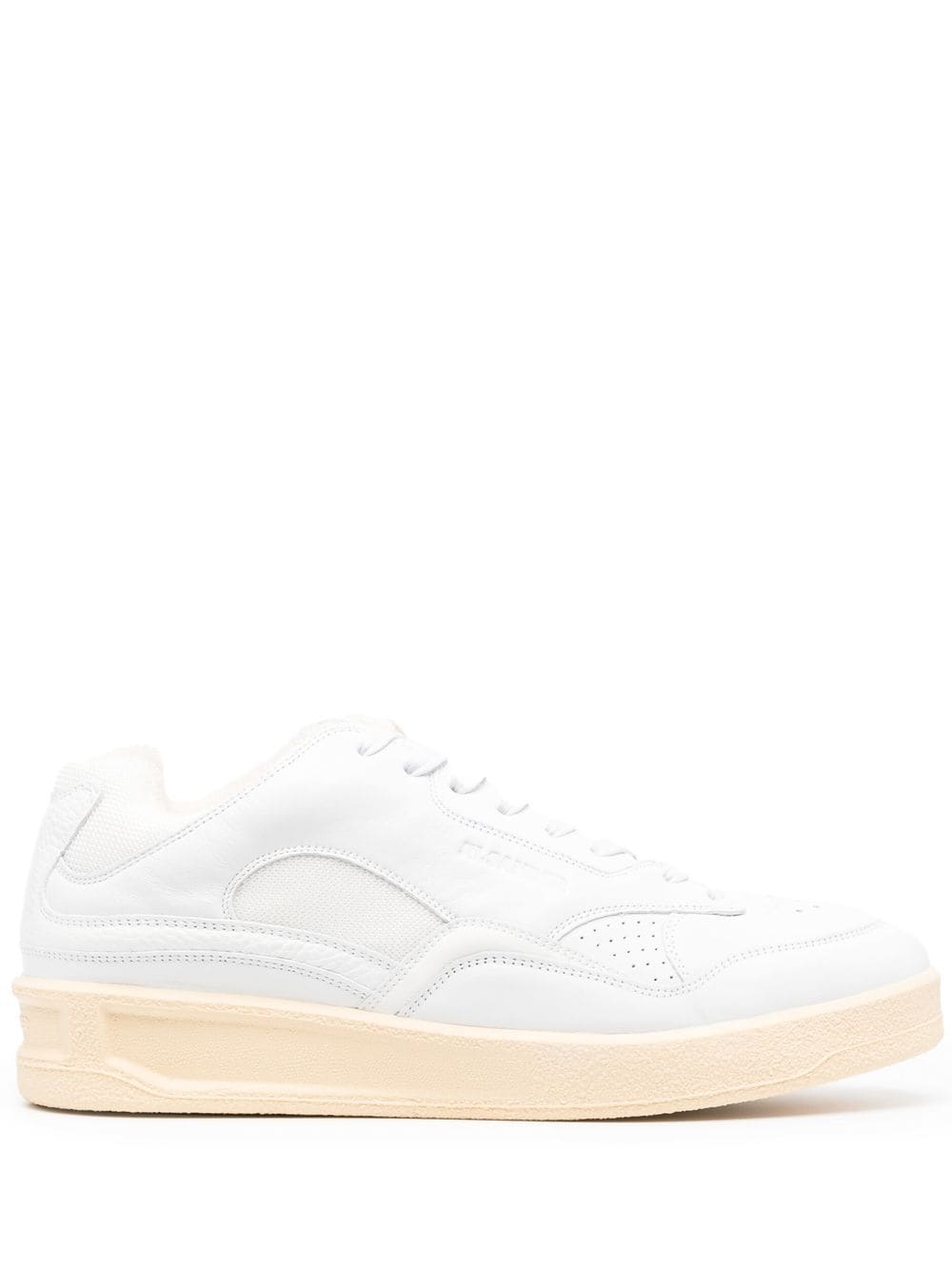 J32WS0016P4869100 레더 스니커즈